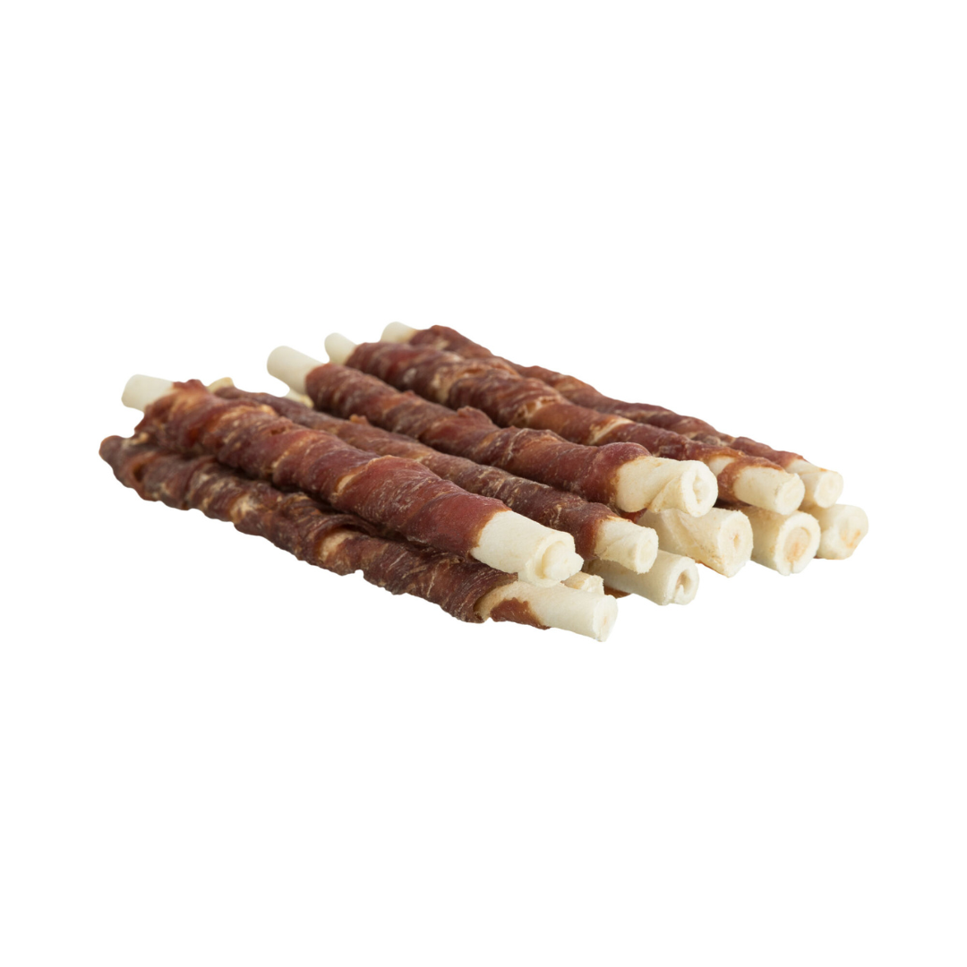 Snack per cani all’anatra, snack dentale per cani, Trixie Chewing Rolls, bastoncini per la pulizia dentale cane, snack cane senza glutine, spuntino proteico per cani, premio masticabile naturale, anatra cane snack Trixie, snack ipoallergenico cane, snack basso contenuto di grassi per cani