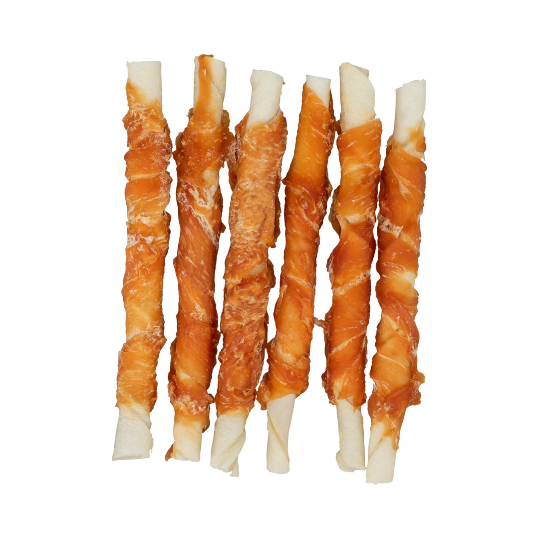 Snack dentale per cani, snack al pollo per cani, Trixie Chewing Rolls Pollo, spuntino naturale cane, snack cane senza glutine, snack alto contenuto proteico cane, Trixie Denta Fun recensioni, bastoncini per pulizia denti cane, masticativi naturali cane, premi salutari per cani