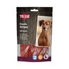 Snack cane anatra, Trixie Ducky Stripes, premietti naturali per cani, strisce carne cane, snack proteico cane, petto anatra per cani, Trixie snack richiudibile, spuntino sano cane, snack cane senza glutine, premio addestramento cane