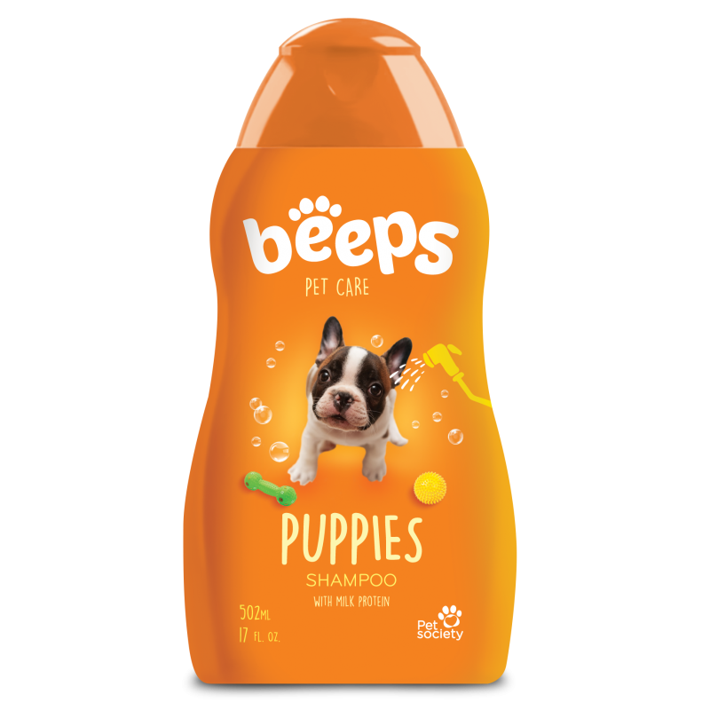 Beeps Puppy Shampoo per Cani Cuccioli con Proteine del Latte 502 ml