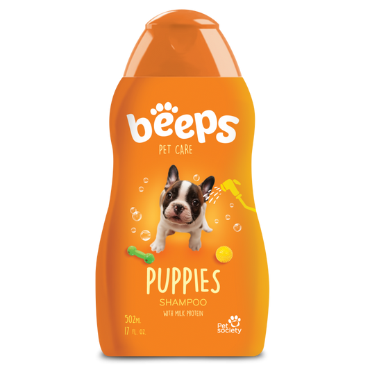 Beeps Puppy Shampoo per Cani Cuccioli con Proteine del Latte 502 ml