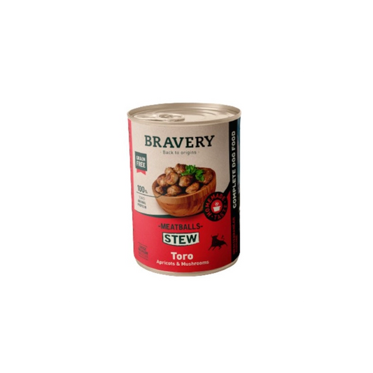 umido ipoallergenico cani, wet food polpette senza cereali, pasto umido monoproteico cane, Bravery umido cane ipoallergenico, cibo umido grain free cane
