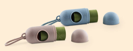 Vitakraft - Dispenser Porta Sacchetti con Sacchetti Igienici Biodegradabili per Cani 2 x 15 pezzi