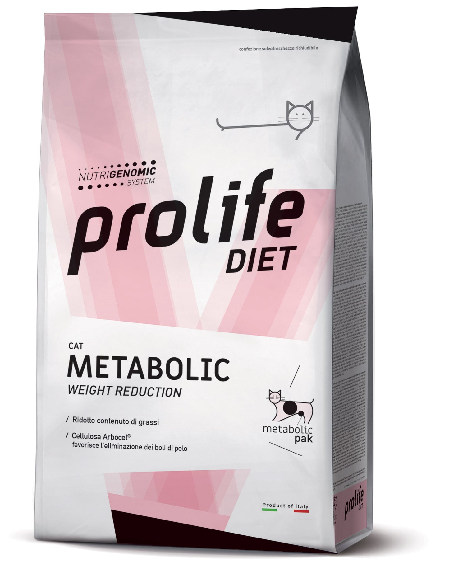 Prolife - Crocchette Metabolic per Gatti Obesi in Sovrappeso Veterinary Formula 1,5 Kg