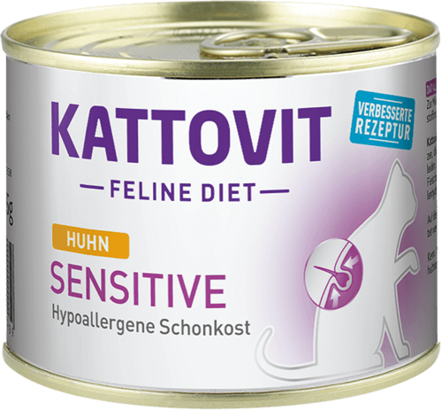 Kattovit - Lattina di Umido per Gatti con Allergie Alimentari Sensitive 185g