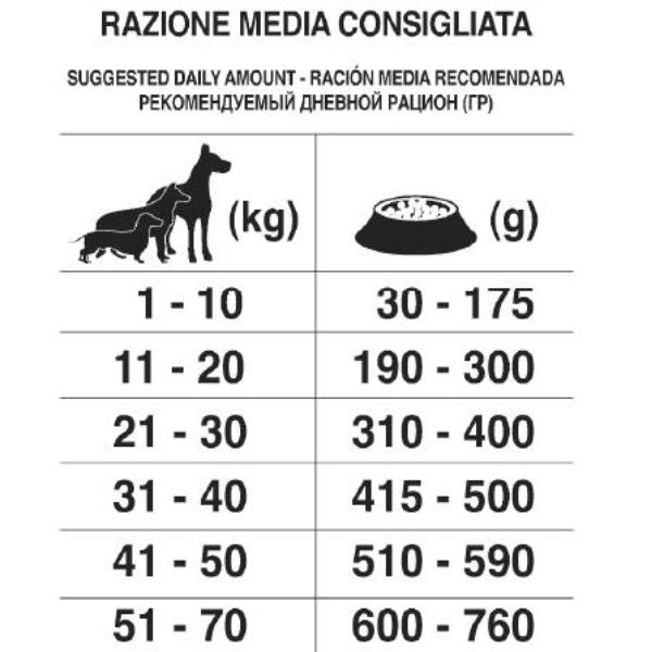 Forza10 - Crocchette per Cani in SOVRAPPESO Maintenance Light All Size Tonno e Riso 12 Kg