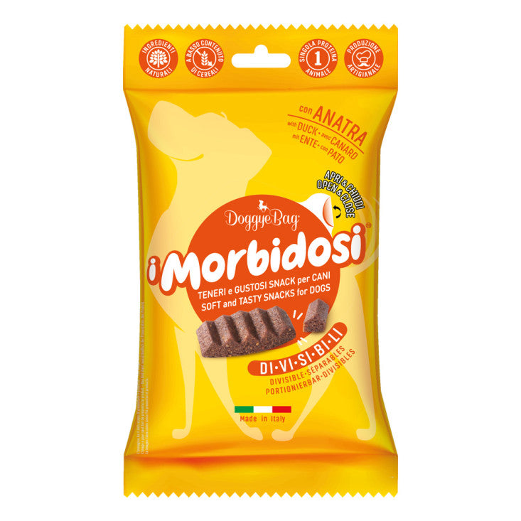 doggye bag i morbidosi, snack morbidi cane, premi addestramento cane divisibil, snack cane pocket 90g, bocconcini morbidi cane, snack cane