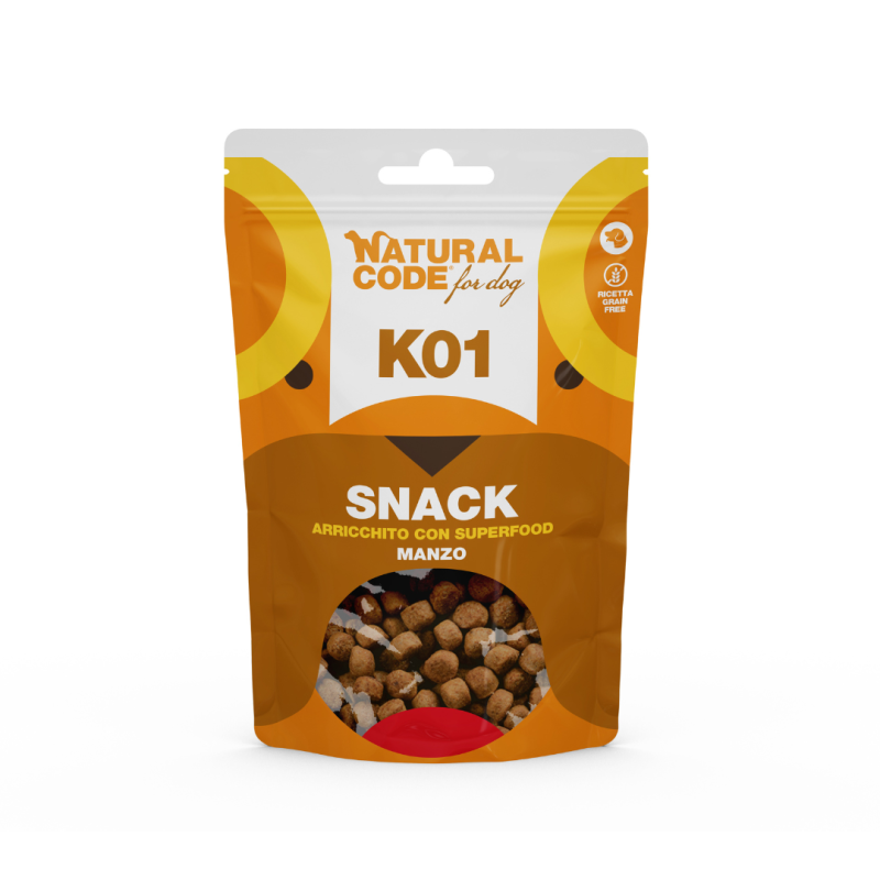 Natural Code - Snack Bites per Cani con Superfood 120g