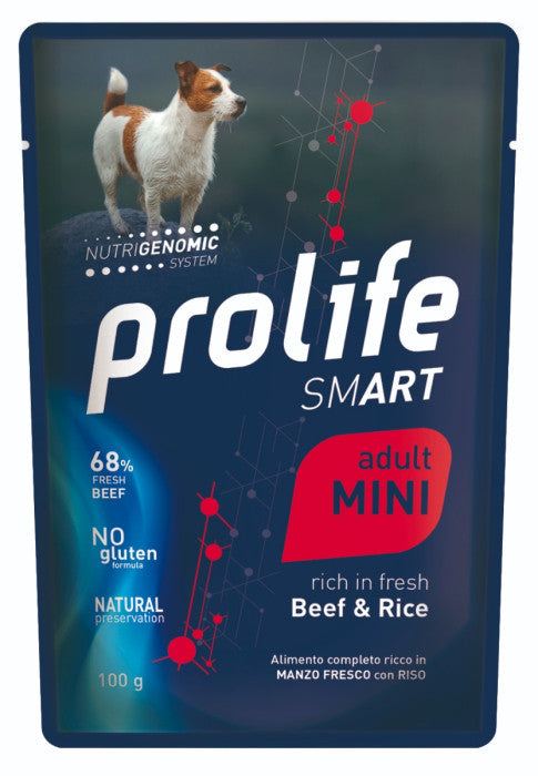 Prolife - Buste di Umido per Cani Adulti Smart 100g