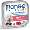 Monge - Vaschette di umido in Patè completo con cuore a Bocconcino per Cane Fresh 100g