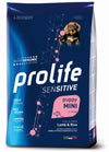 Prolife - Crocchette Mini Monoproteiche per Cani Cuccioli con SENSIBILITÀ ALIMENTARI Sensitive Puppy 600g
