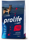 Prolife - Crocchette Complete per Cani con Carne Fresca Adulti Smart Medium/Large 12 Kg