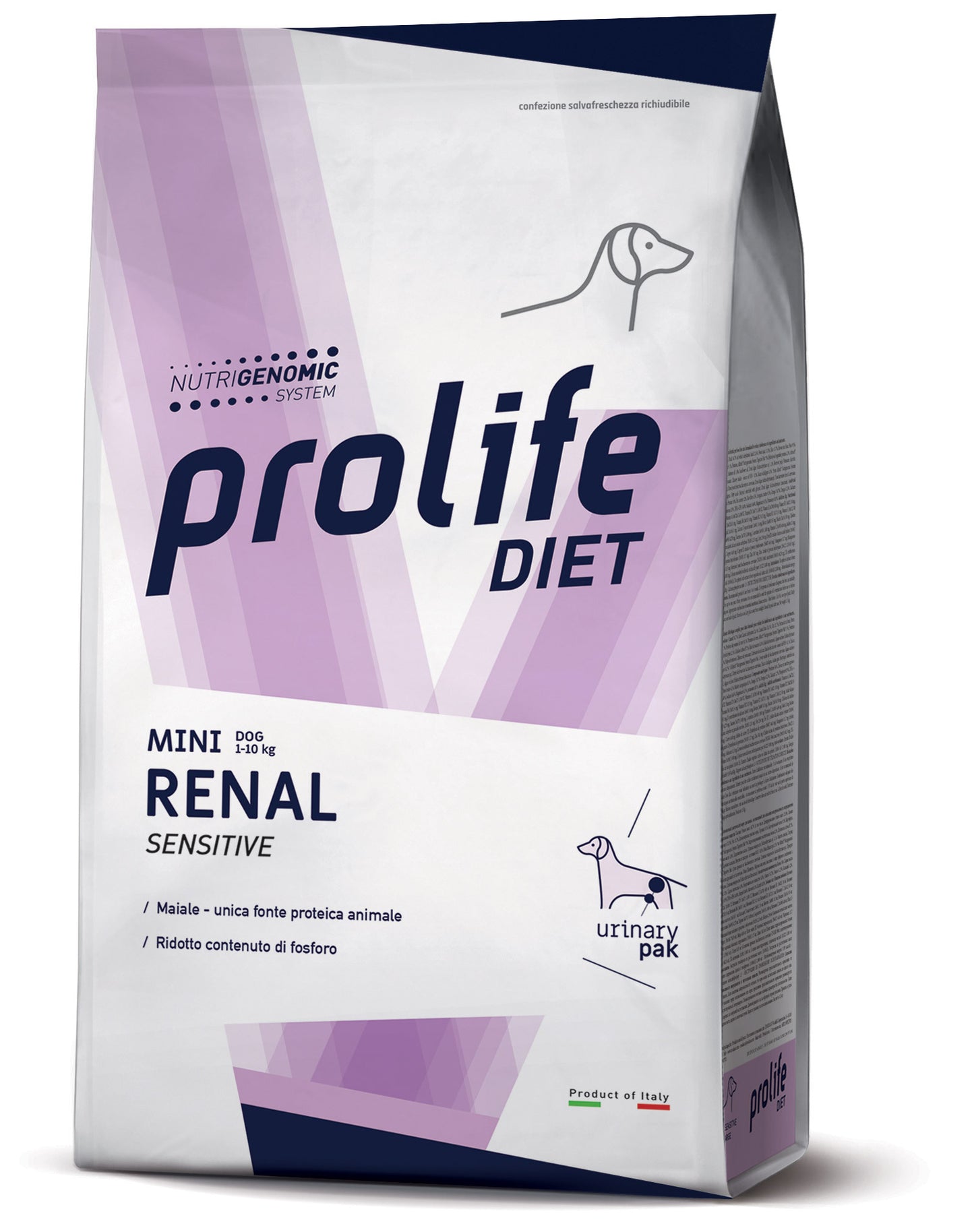 Prolife - Crocchette per Cani con problemi RENALI Renal Mini Sensitive Veterinary Diet 1,5 Kg