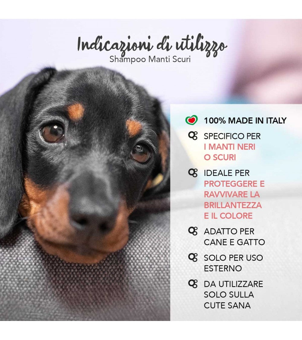 Yuup! - Shampoo Ravvivante per Cani a Manto Nero e Scuro 250 ml