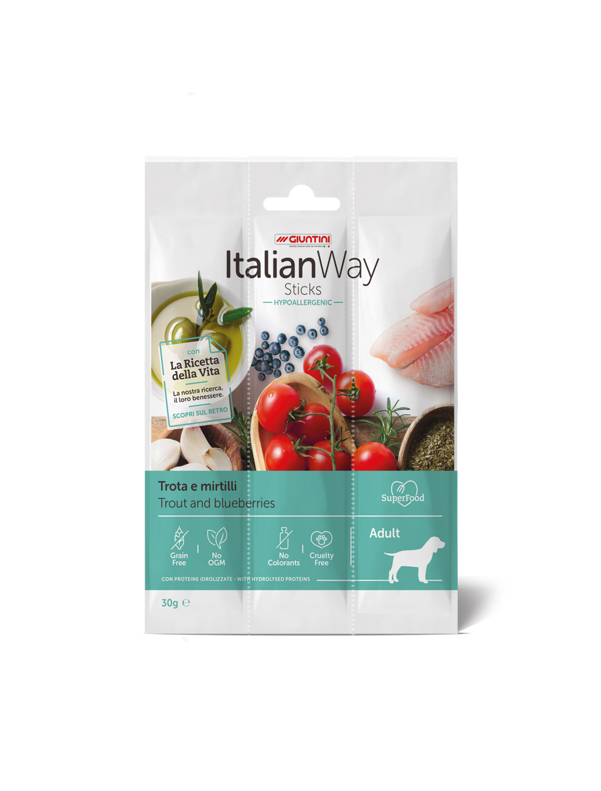 italianway snack cane ipoallergenico cane, sticks carne cane grain free, snack cane senza cereali 3x10 g, premio cane ipoallergenico, snack cane alta qualità, snack cane ipoallergenico, snack ipoallergenico cane