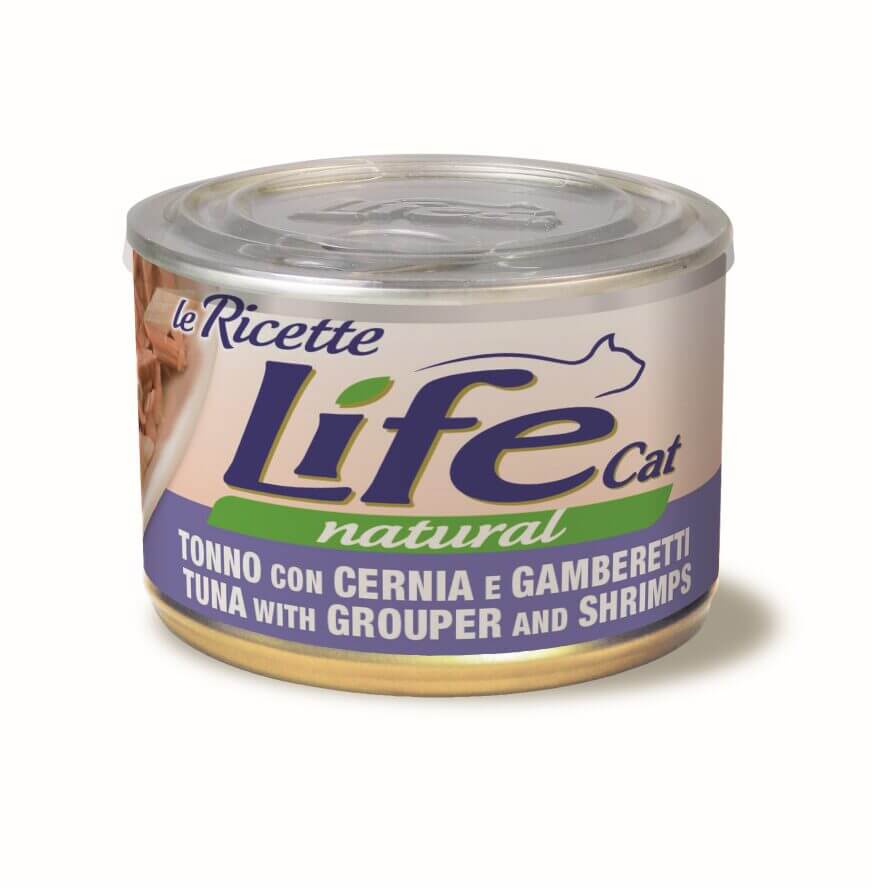 Life - Lattine Natural Tonno Umido per Gatti Adulti 150g
