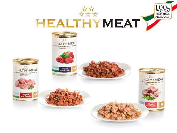 VBB - Lattina Umido per Cani in SPEZZATINO HealthyMeat 400g
