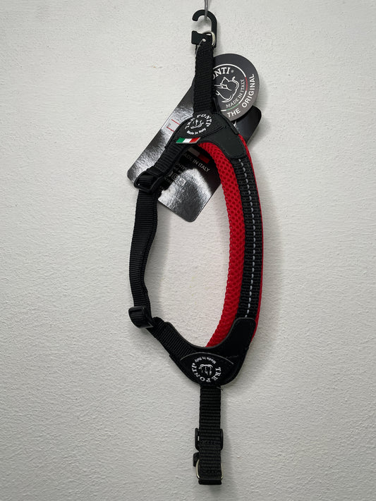 Tre Ponti - Pettorina Artigianale Italiana con sottopancia regolabile per cani