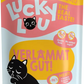 Lucky Lou - Buste di Umido Premium in Brodo per Gatti Adulti Senza Cereali e Glutine 125g
