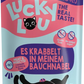 Lucky Lou - Buste di Umido Premium in Brodo per Gatti Adulti Senza Cereali e Glutine 125g