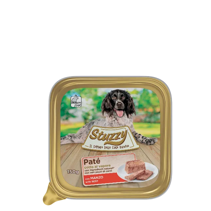 Stuzzy - Umido Patè per Cani Adulti Vaschetta Patè Classici 150g