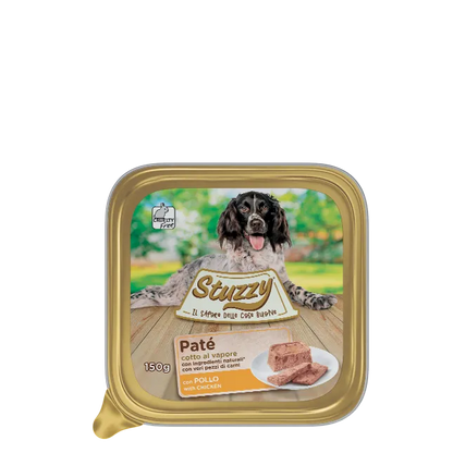 Stuzzy - Umido Patè per Cani Adulti Vaschetta Patè Classici 150g