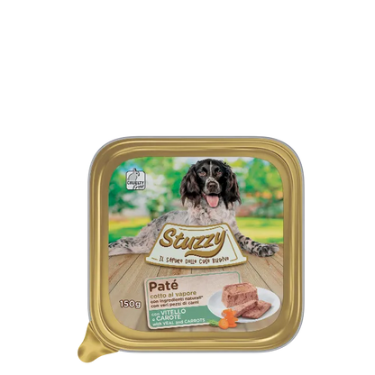 Stuzzy - Umido Patè per Cani Adulti Vaschetta Patè Classici 150g