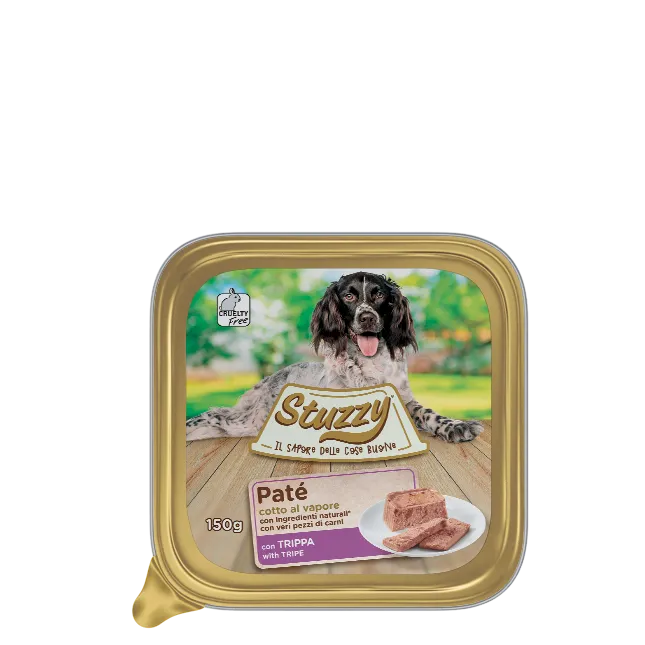 Stuzzy - Umido Patè per Cani Adulti Vaschetta Patè Classici 150g