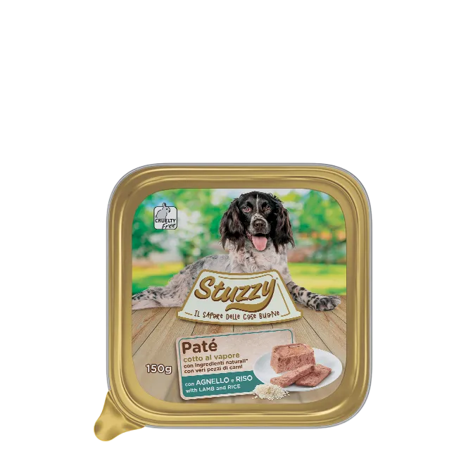 Stuzzy - Umido Patè per Cani Adulti Vaschetta Patè Classici 150g