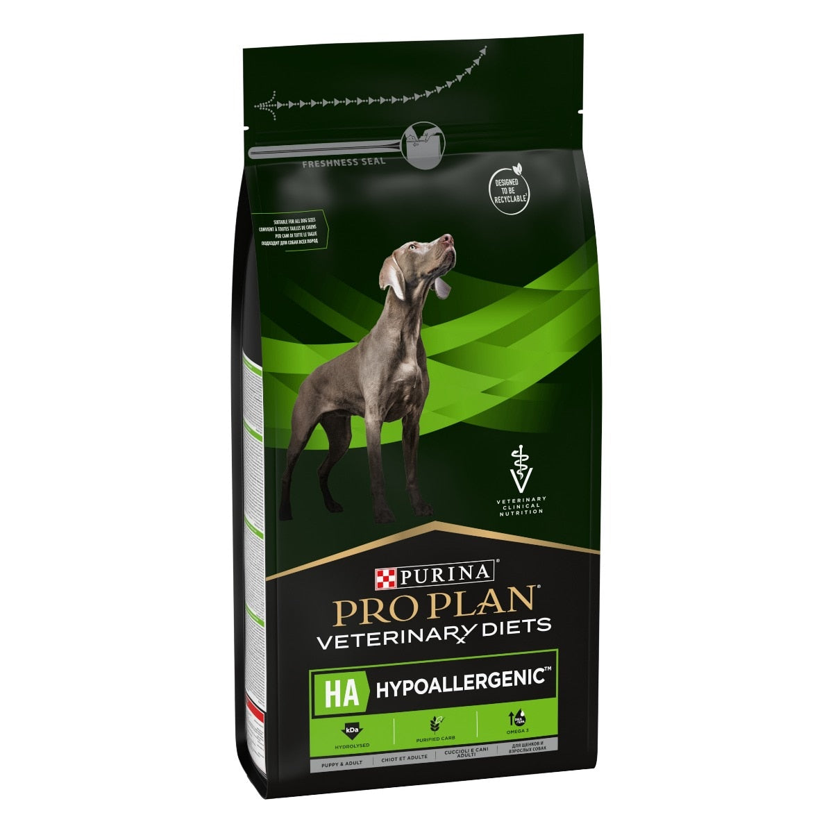 Purina - Crocchette per Cani IPOALLERGENICHE Veterinary Diets HA Hypoallergenic per Intolleranze Alimentari 1,3 Kg