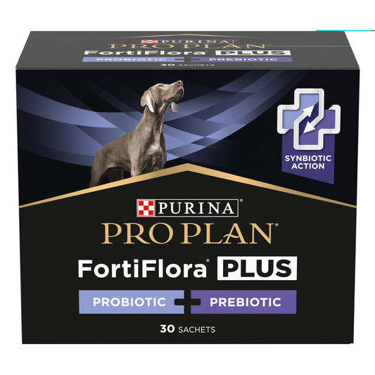 Purina - Fortiflora Plus Cane Probiotico + Prebiotico Pro Plan Symbiotic  30 Pezzi