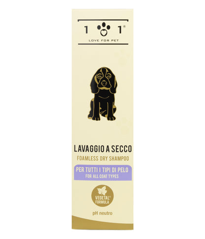 Linea 101 - Shampoo Lavaggio a Secco per Cani Senza Acqua 250ml