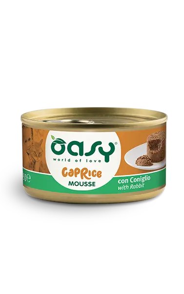 Oasy - Caprice Mousse Senza Cereali Umido per Gatti Adulti Grain Free 85g