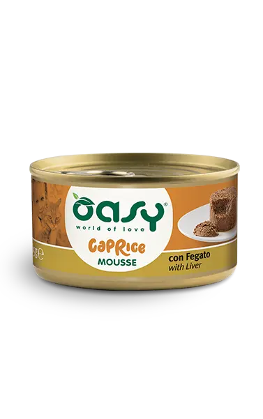 Oasy - Caprice Mousse Senza Cereali Umido per Gatti Adulti Grain Free 85g