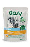 Oasy - Bocconcini in Salsa per Gatti Cuccioli Bustina Umido Kitten 85g