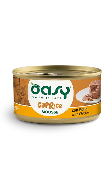 Oasy - Caprice Mousse Senza Cereali Umido per Gatti Adulti Grain Free 85g