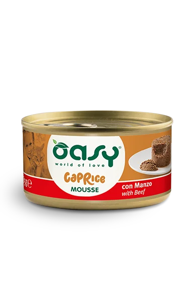 Oasy - Caprice Mousse Senza Cereali Umido per Gatti Adulti Grain Free 85g