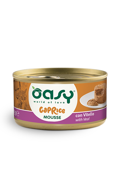 Oasy - Caprice Mousse Senza Cereali Umido per Gatti Adulti Grain Free 85g