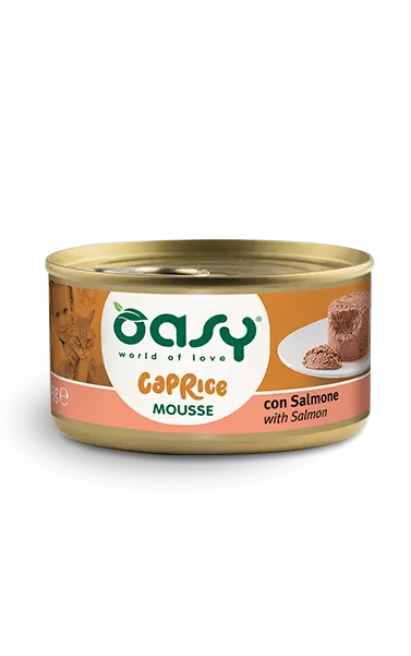 Oasy - Caprice Mousse Senza Cereali Umido per Gatti Adulti Grain Free 85g
