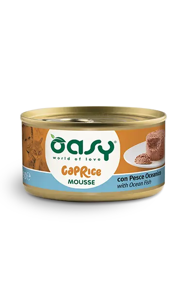 Oasy - Caprice Mousse Senza Cereali Umido per Gatti Adulti Grain Free 85g