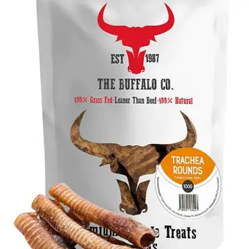 The Buffalo Co. - Snack Naturale per Cani Mono Ingrediente di Bufalo Allevato ad Erba