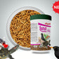 AllPet - Mangime con Tarme Essicate per Tartarughe, Rettili, Pesci da Laghetto e Uccelli Insettivori Luna Worms 65g