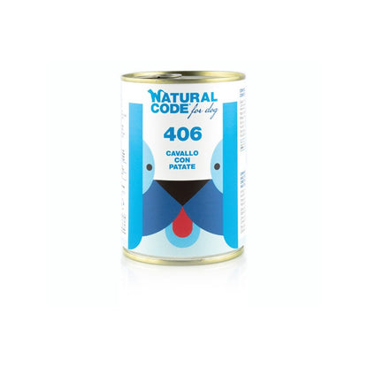 Natural Code - Lattine di Umido Senza Glutine per Cani Adulti 400g