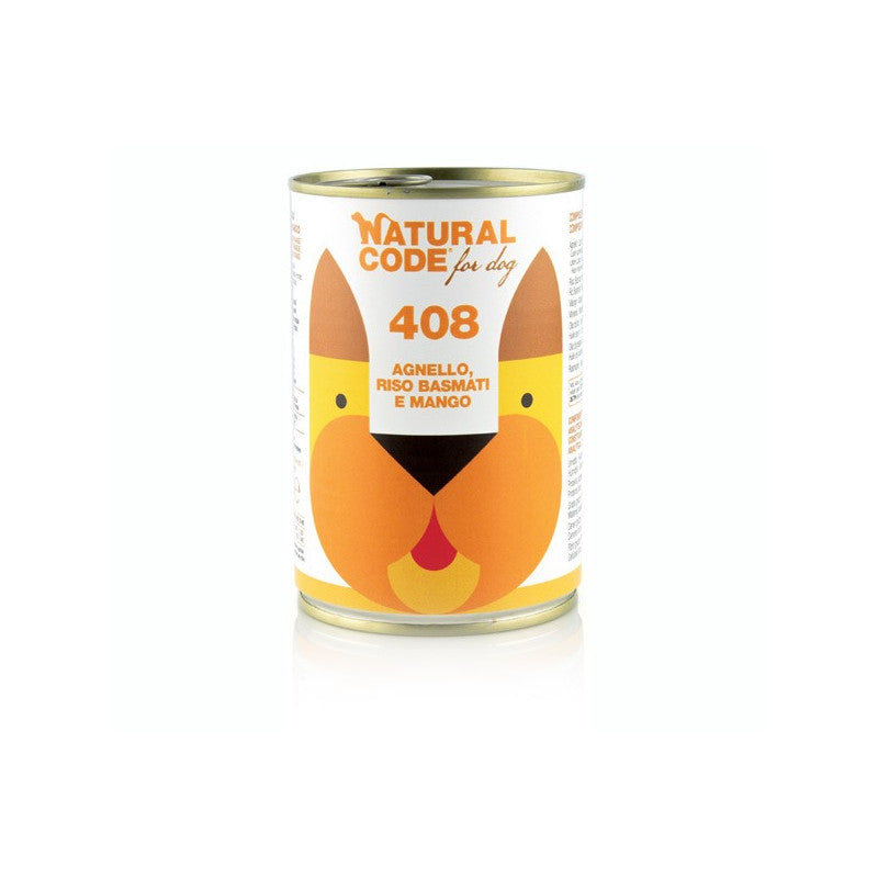 Natural Code - Lattine di Umido Senza Glutine per Cani Adulti 400g