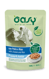 Oasy - Straccetti in Salsa per Cani Cuccioli Bustine Umido 100g