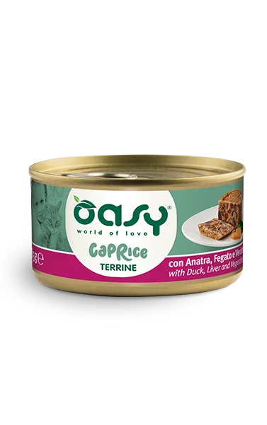 Oasy - Caprice Terrine Umido per Gatti Adulti 85g