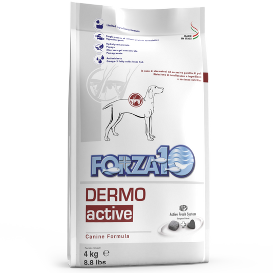 Forza10 - Crocchette per Cani con Disturbi alla PELLE Dermo Active Line