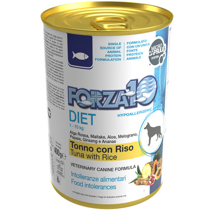 Forza10 - Lattine Patè IPOALLERGENICHE per cani Diet Hypoallergenic 400g