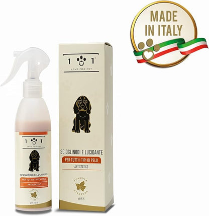 Linea 101 - Spray Scioglinodi Lucidante per Cani 250ml