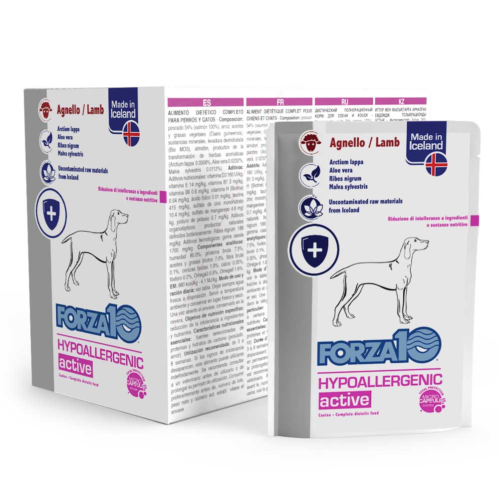 Forza10 - Umido Ipoallergenico per Cani Adulti Hypoallergenic Cane 100g